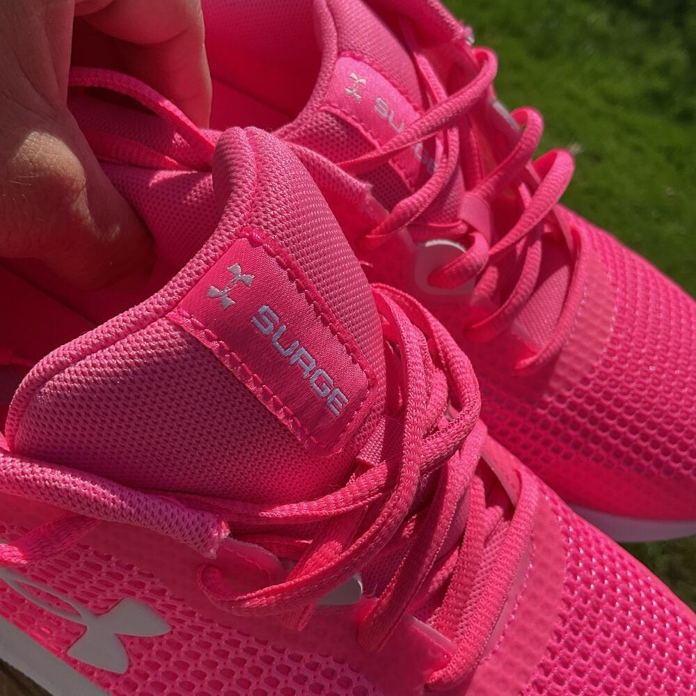 Under Armour Womens Shoes Surge 3 Pink Size 10 - Picture 6 of 10